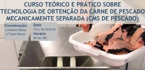 Curso Sobre Tecnologia de Obtenção da Carne de Pescado Mecanicamente Separada - 180w Curso Sobre Tecnologia de Obtenção da Carne de Pescado Mecanicamente Separada - 180w