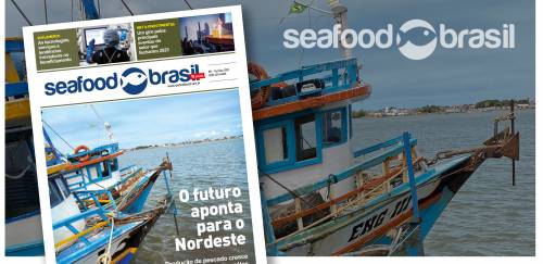 Capa da Seafood Brasil #51 faz mergulho no Nordeste Capa da Seafood Brasil #51 faz mergulho no Nordeste