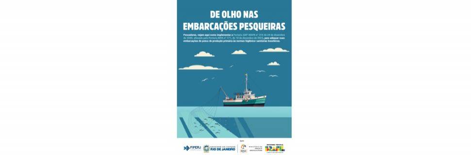 Cartilha orienta embarcações sobre regras higiênico-sanitárias