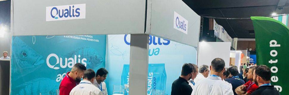 >Qualis Nutrição Animal estreou na Aquishow com foco nacional Qualis Nutrição Animal estreou na Aquishow com foco nacional