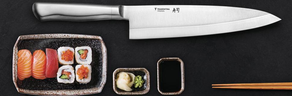 Com linha para sushi, Tramontina Primia estreia na Fispal Food Service