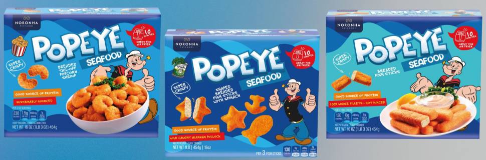 Noronha Pescados lança marca Popeye Seafood para crescer globalmente