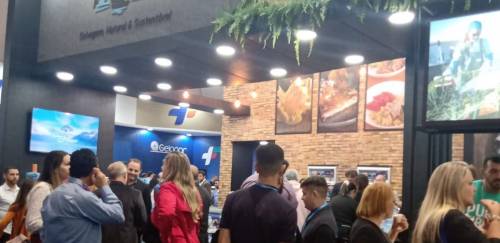 Empresas de pescado apresentam suas novidades na Apas Show Empresas de pescado apresentam suas novidades na Apas Show