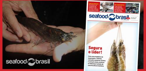 A liderança do camarão cearense na capa da Seafood Brasil #54 A liderança do camarão cearense na capa da Seafood Brasil #54