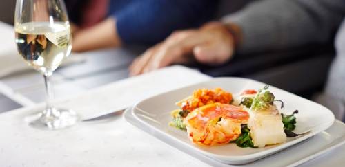 Catering aéreo: Quando peixes alcançam o céu