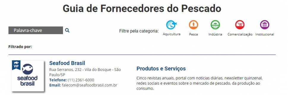 Guia de Fornecedores | Anuário